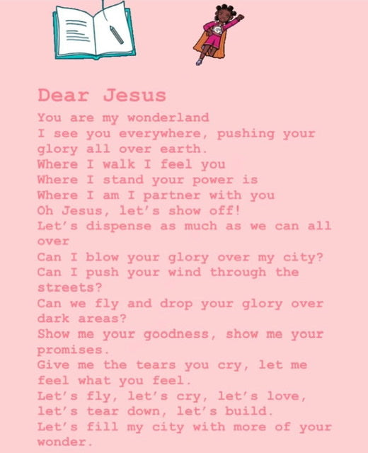 Childlike Code Kids Poem - Dear Jesus